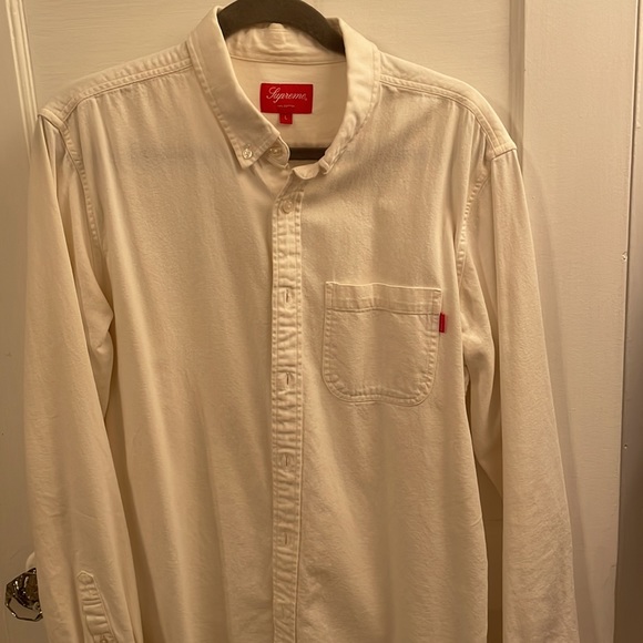 Supreme denim shirt size L - Picture 2 of 3